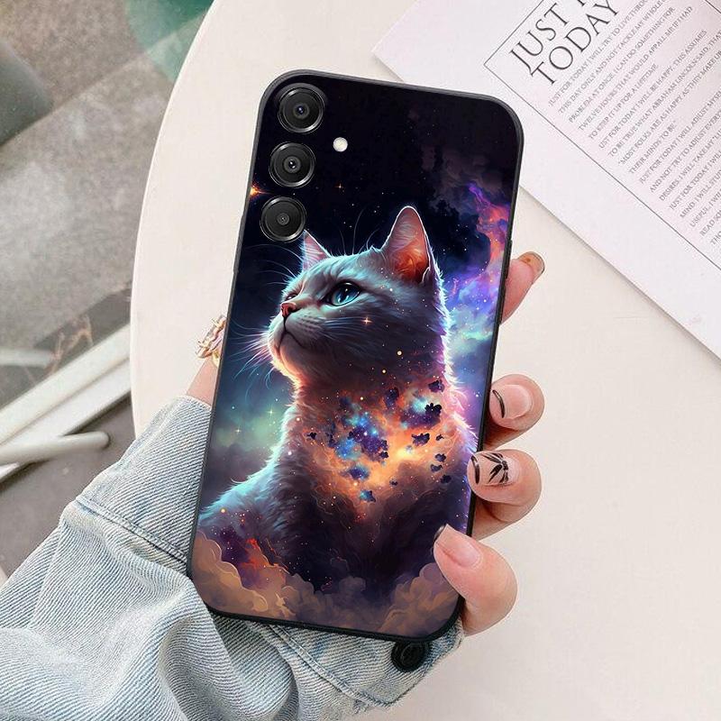 For Samsung Galaxy A16 Phone Case astronaut Silicone Camera Protection Back Cover For Samsung A56 A36 A26 A16 4G 5G Funda Coque