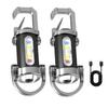 USB Rechargeable Compact Keychain Flashlight with Bright LED Light for Hiking Camping Running and Everyday Use