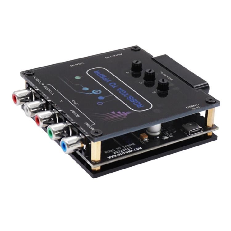 RGBS VGA SCART в YPBPR Компонентный Конвертер SCART VGA Композитный Порт для MD/для