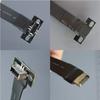 Внутренний USB 3.2 20Pin Gen 2 Type E Папа-Мама Адаптер Передняя Панель Расширение Плоский Шлейф с Отверстием для Винта