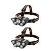 5 LED Headlamp Rechargeable with Built In 18650 Battery Strong Light Headlight Camping Adventure Fishing Head Light Flashlight