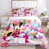 3Pcs Minnie Daisy Study Time Bedding Sets For All Sizes New 3D Printed Bed Cover Comforter Duvet Cover Pillowcase Bedroom Decoration