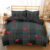 Room Decor Home Bedding Sets 2/3pcs Red Heart Printing Queen Size Pillowcase Duvet Cover Set Polyester Bedclothes