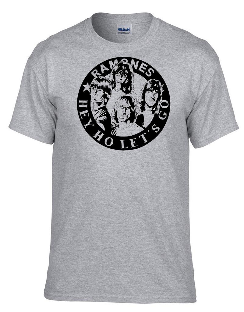 Ramones Rock Music Metal Rules Grey Kids TShirt 074szKids