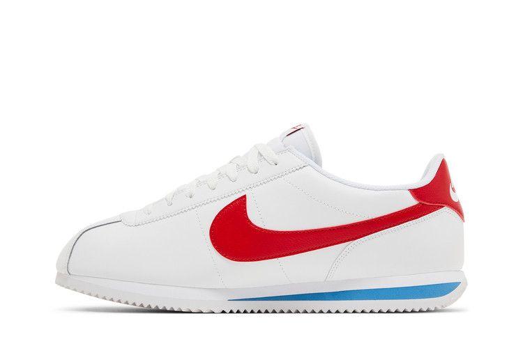 Мужские кроссовки Nike Cortez Форрест Гамп (2024) Белый/Университетский красный-Игровой синий