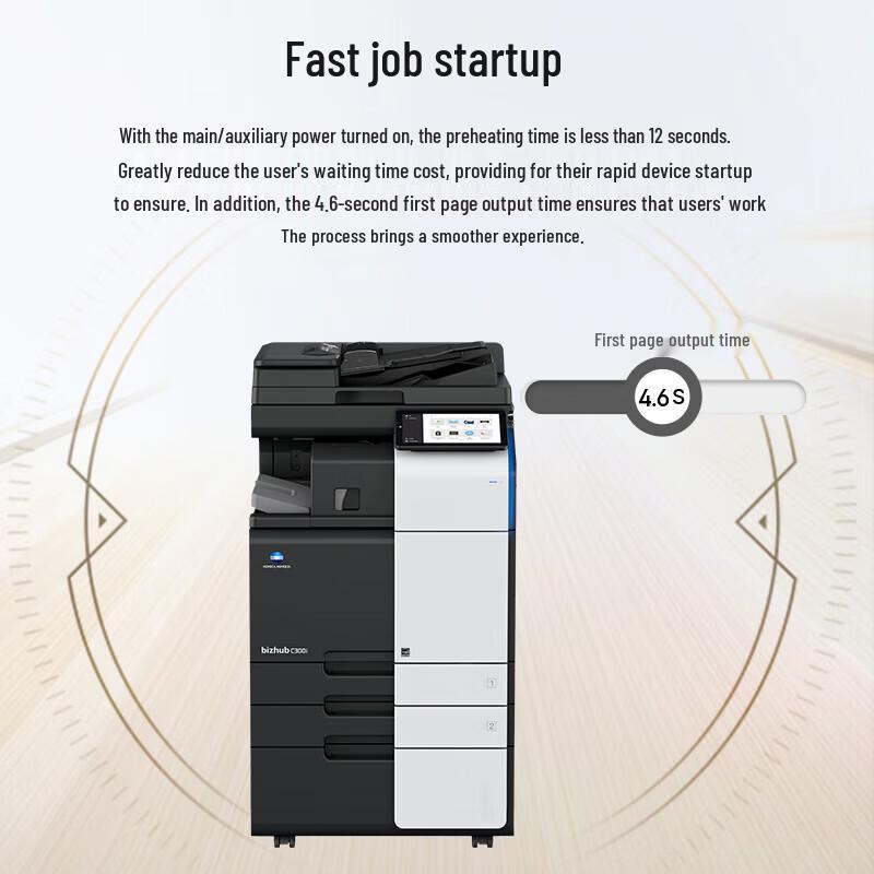 KONICA MINOLTA bizhub C360i A3 Color Laser Multifunction Printer CN plug (adapter included)