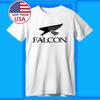 Мужская белая футболка Falcon Fishing Размеры S-5XL