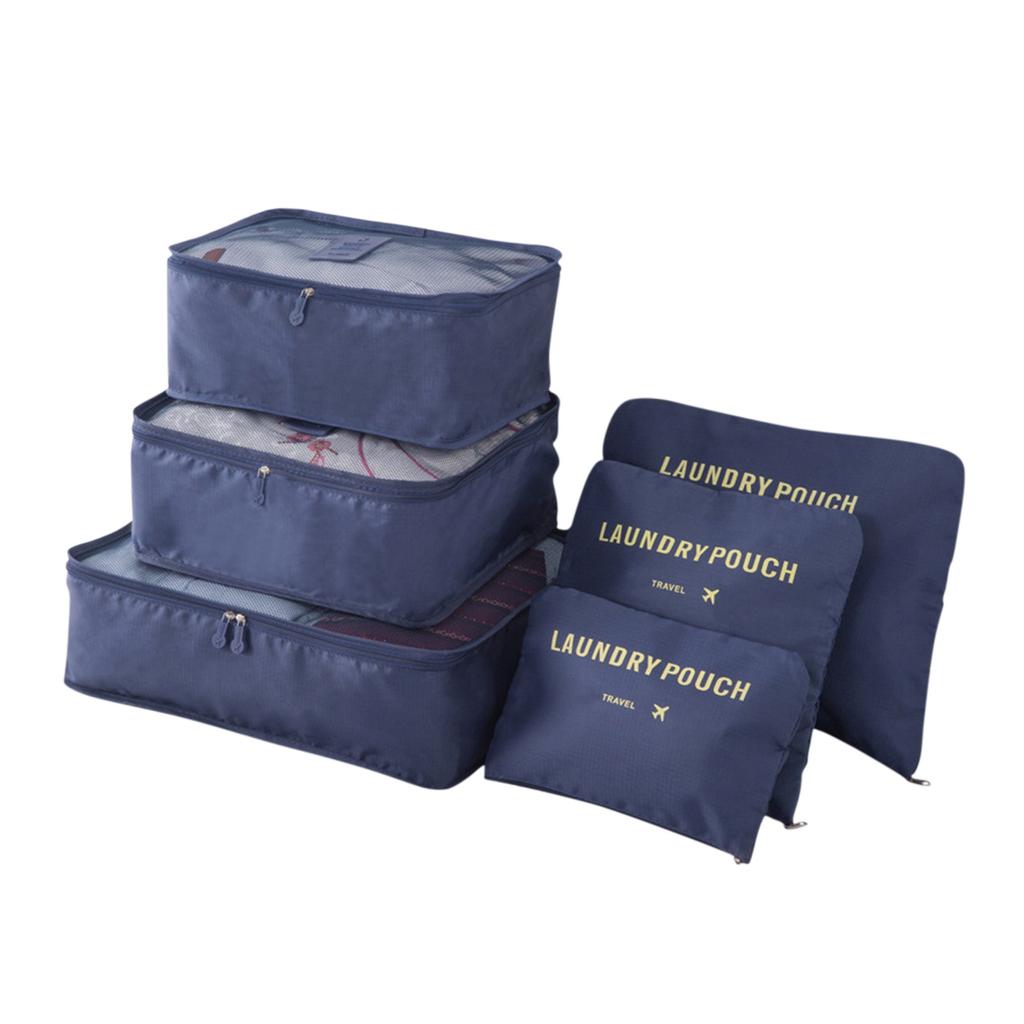 Travel Six-piece Storage Bag Set Travel Suitcase Storage Bag Clothing Packing Bag Storage Bag