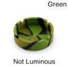 Fluorescent Silicone Ashtray Glow In the Dark Cigarette Holder Colorful Round Durable Smoking Accessories for Indoor Outdoor