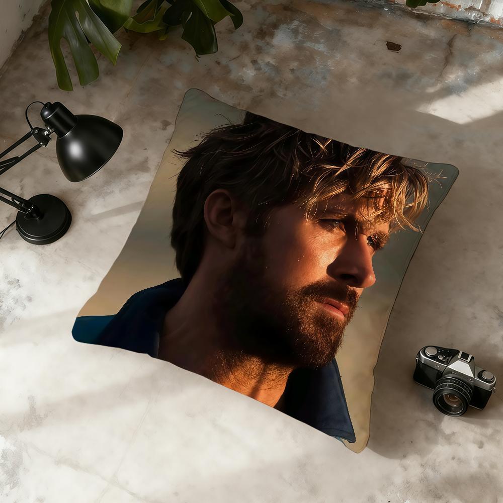 Наволочка с Райаном Гослингом для дома и офиса Удобная Нордическая простота Хит На молнии Наволочка