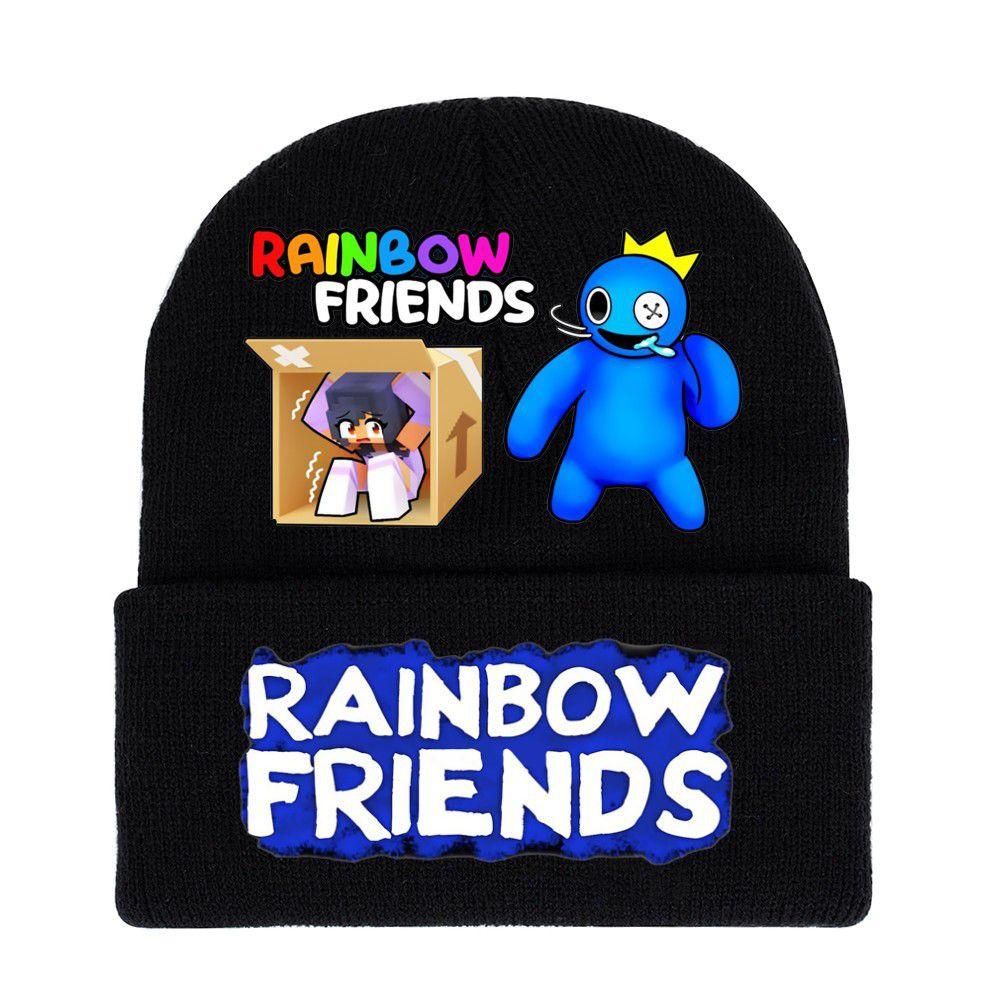 Вязаная шапка Roblox Rainbow Friends Мягкая и теплая Рождественский подарок для мужчин и женщин