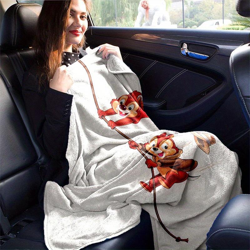 1 шт., Приключенческое одеяло Дисней Чип и Дейл. Идеально для домашнего декора, чехол на диван, для использования на улице, подарки, фланелевый плед. Идеально для спальни, гостиной