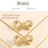 Gold Color Bow Tie Brass Handle Luxury Wardrobe Drawer Pulls Vintage Cabinet Door Knobs  Kitchen