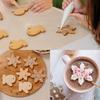 5Pcs/set Christmas Cookie Cutter Gingerbread Xmas Tree Mold Christmas Cake Decoration Tool Navidad Gift DIY Baking Biscuit Mould