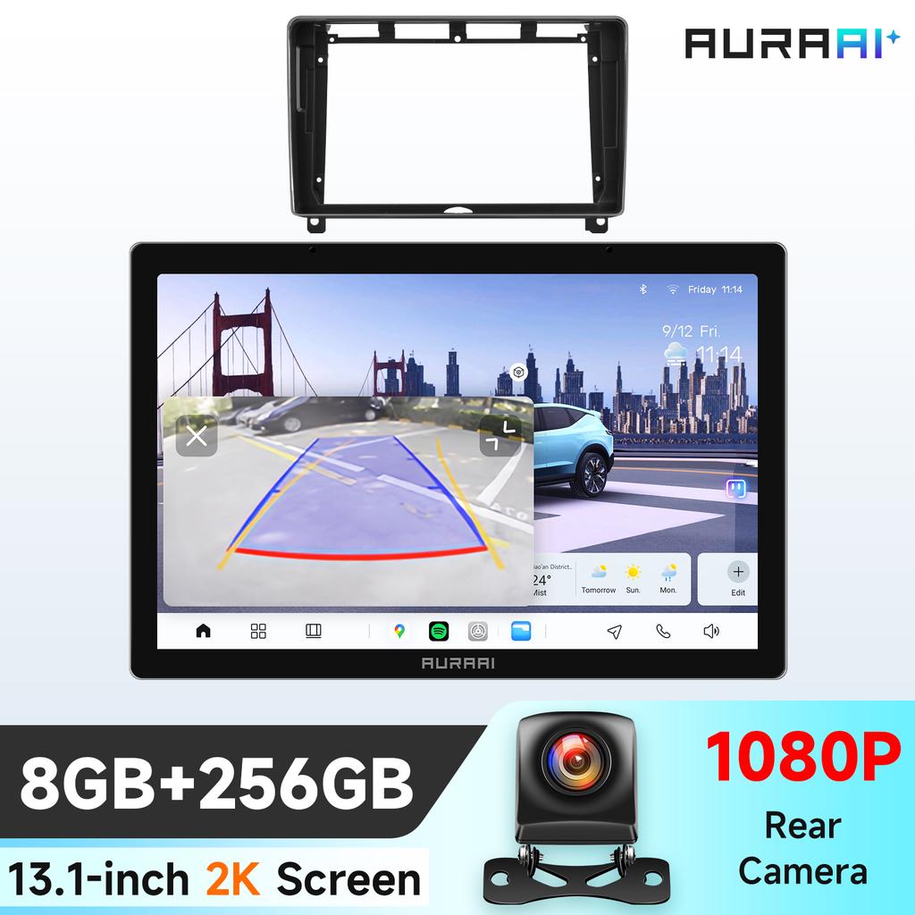 OSSURET 360Camera Carplay Android Авто Радио Для Peugeut 407 1 2004 - 2011 Автомобильная Информационно-Развлекательная Мультимедийная Система GPS Авто Стерео RDS Интеллектуальный Экран