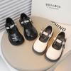 Girls' Small Leather Shoes 2025 Spring and Autumn New Children's Princess Shoes Pearl Bow Single Shoes Soft Sole British Style Classmate