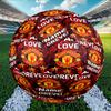 Custom Name Personalized Manchester Football F.C-A Print Size 5 Soccer Ball Training & Match Football, for Team, Kicking, Gift for Football Enthusiast