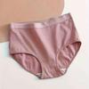 Women's Seamless Cotton Panties - Solid Color, Soft, Breathable, Sporty Style