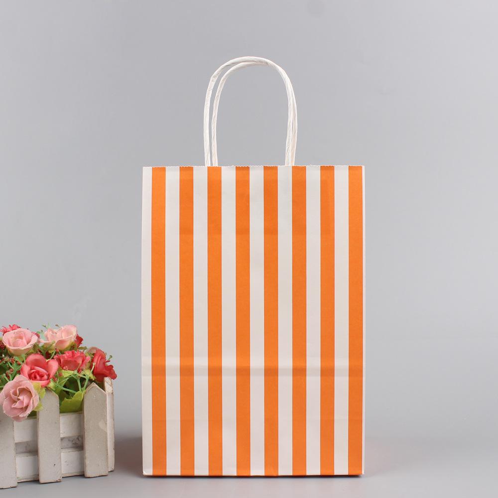 Большой подарочный пакет на Рождество в горошек - Портативный крафт-бумажный