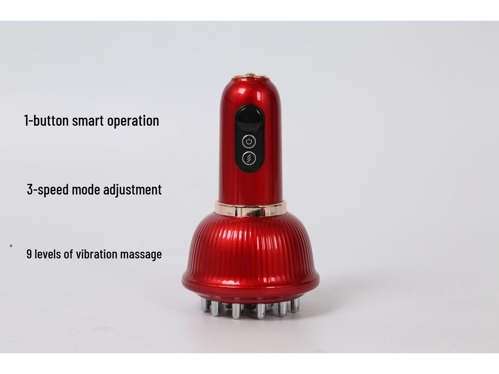 Беспроводной нагревающий массажер для похудения живота с вибрацией всего тела и электрической щеткой для прочистки меридианов