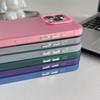 For Apple 15promax Skin Protection Case for IPhone 14 Laser IMD Solid Color Material Color Silver Phone Case