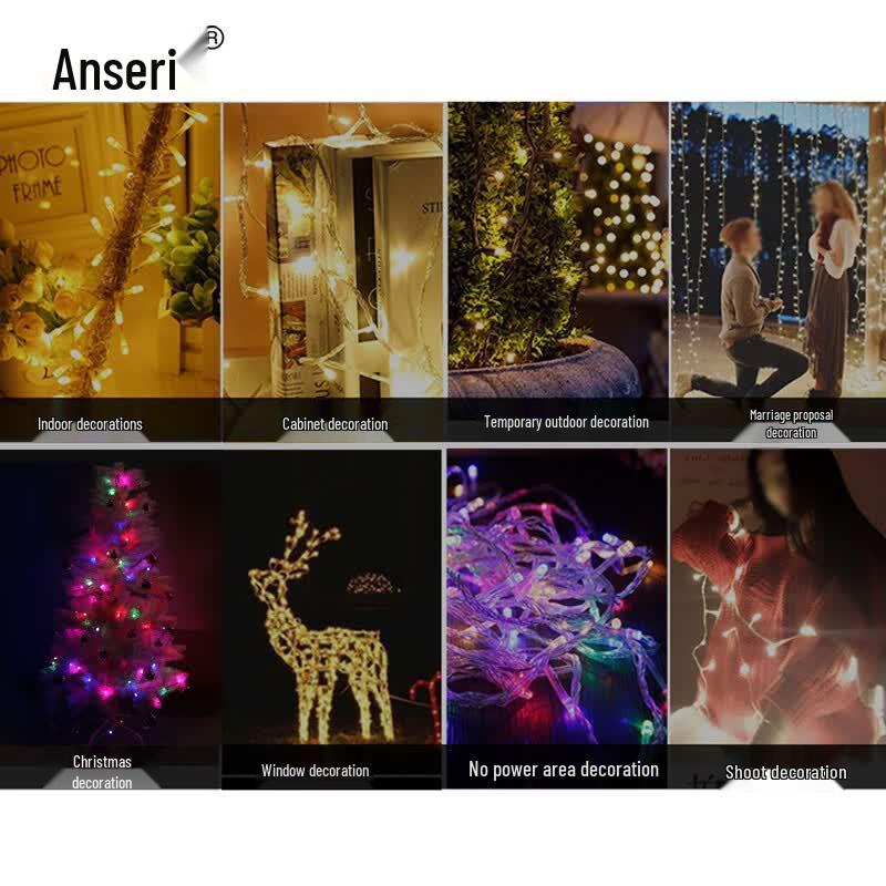 Aosairui LED Garden String Lights
