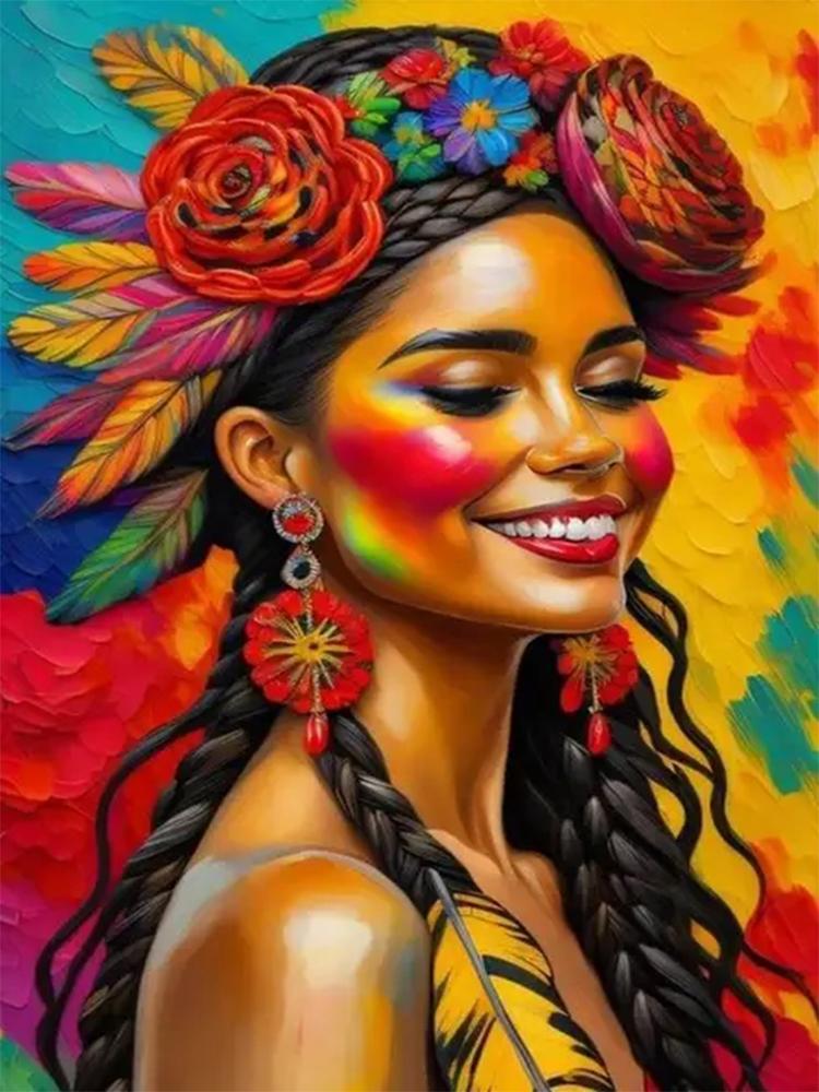 5D DIY Алмазная вышивка Женский набор животных Узор Картина Полный Круглый Квадратный Животный Мозаика Женский домашний декор Подарок