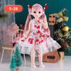 1/6 SD 30cm BJD Dolls Clothes Attractive Eyes Long Hair Dress Up Doll 23 Moveable Joints Anime Toy