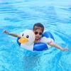 Striped Duck Baby Inflatable Toys Cartoon PVC Thickened Swimming Ring Summer Pool Beach Inflatable Floating Water Toys