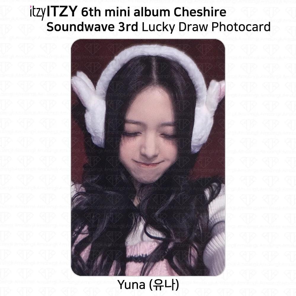 ITZY 6-й мини-альбом Cheshire Soundwave, 3-я лотерея с фотокарточкой, версия.