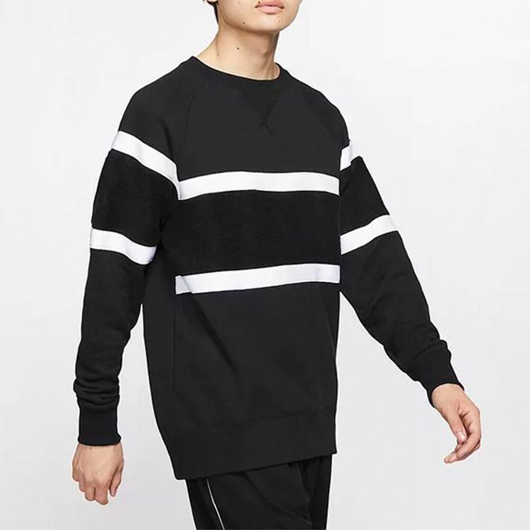 Nike Sweatshirts Men's Black Crew Neck Moderate Regular AT3417-010