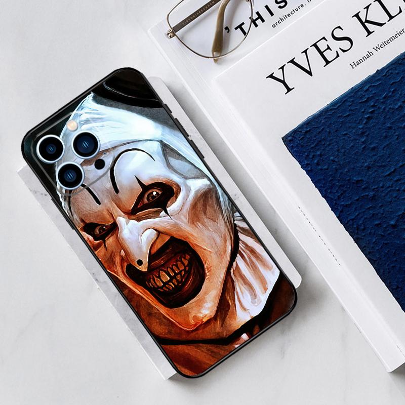 Terrifier Case For iPhone 15 16 Pro Max 14 12 11 13 Pro Max Plus XR X XS Max 12 13 Mini Cover