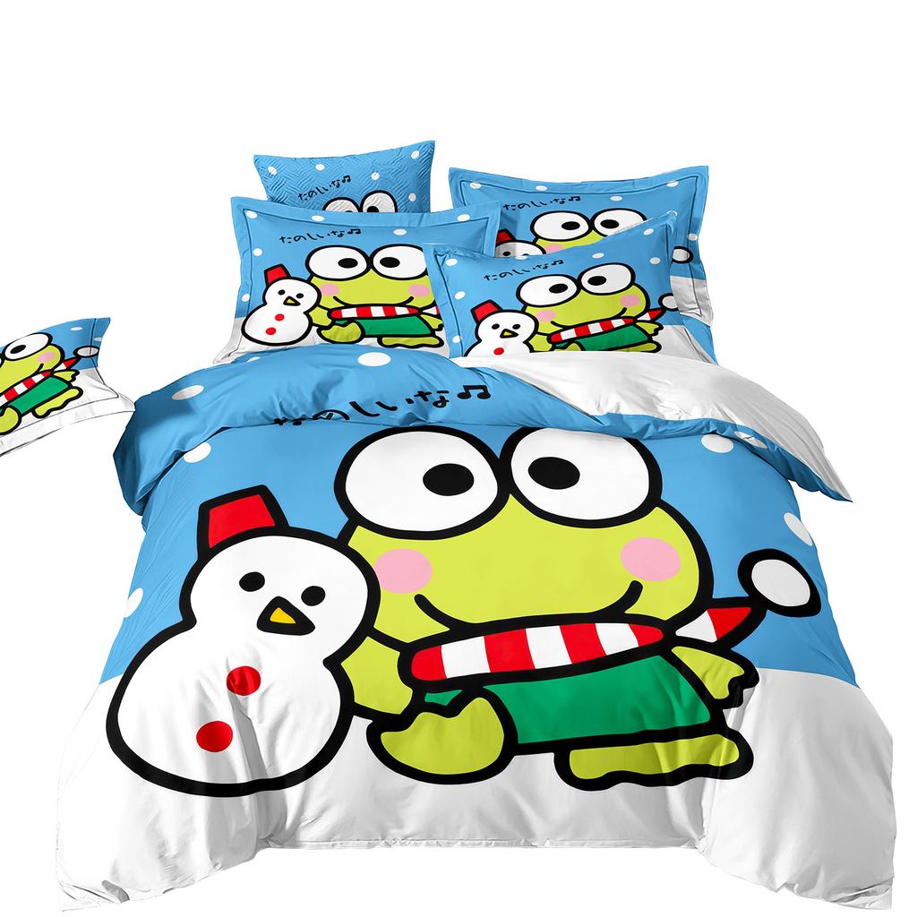Cartoon Children'S Animation Bedding Three-Piece Set 3D Digital Printing Quilt Cover