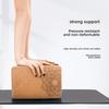 Custom Engraved Non-Slip Cork Yoga Bricks for Kids' Dance, Sports, and Fitness