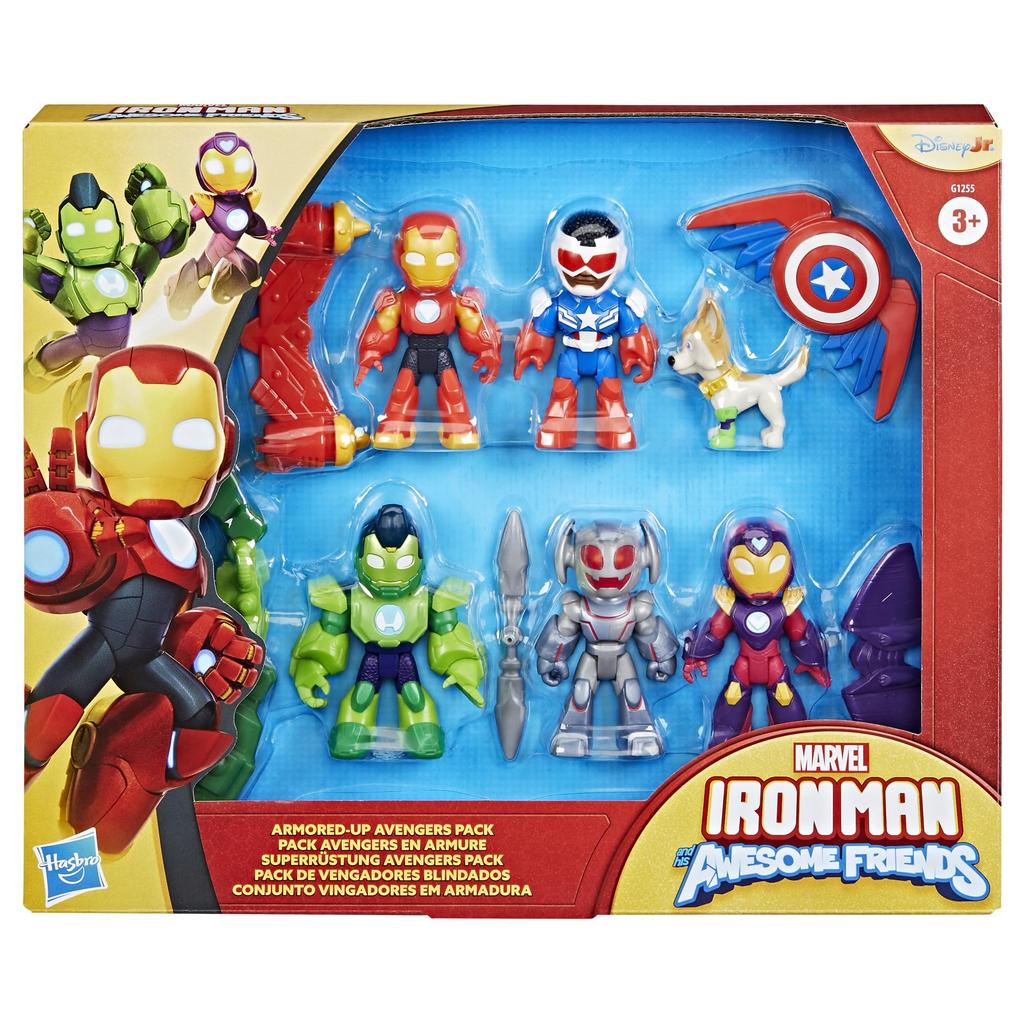 Железный Человек и Его Потрясающие Друзья Набор Фигурок Мстители Marvel Забронированный