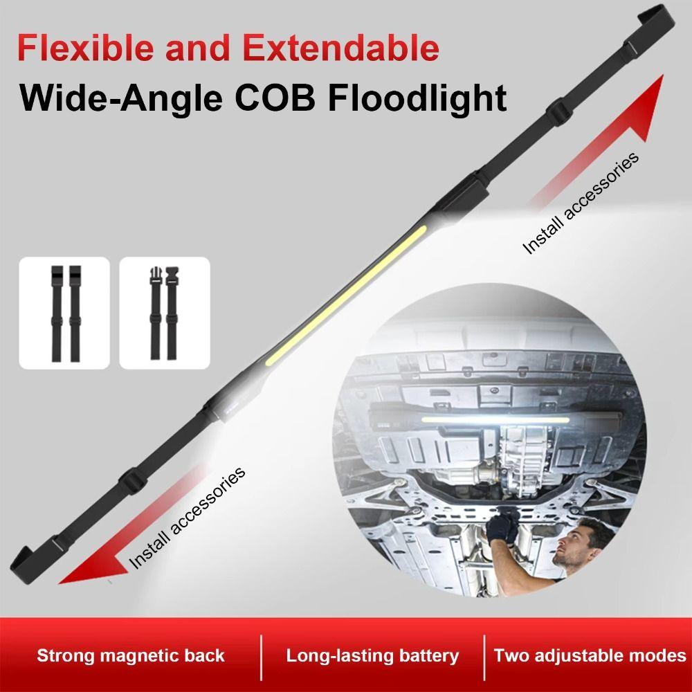 With Magnet LED COB Torch USB Rechargeable Handheld Floodlight for 4000 mAh Outdoor Use