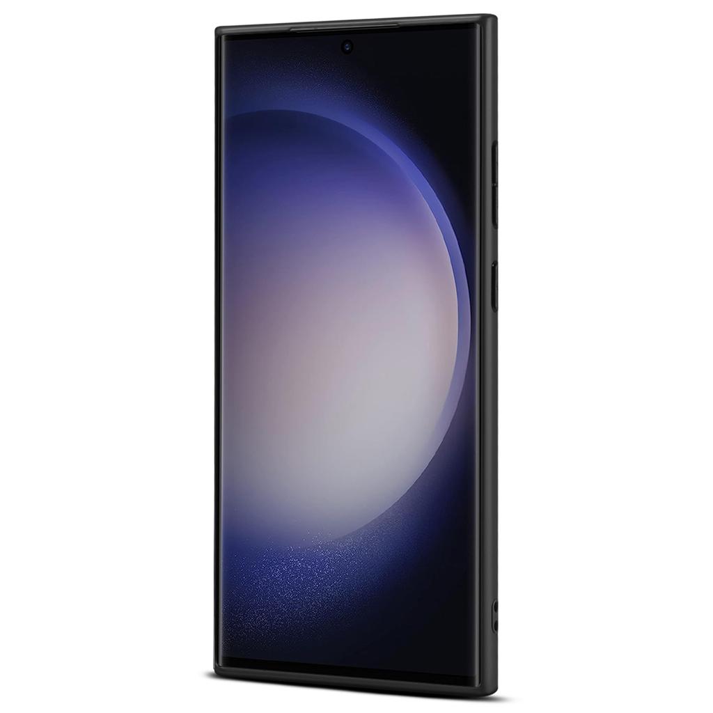 For Samsung Galaxy S24 Ultra Case PU+PC+TPU Crocodile Textured Smart Phone Cover