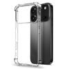 NORTHJO For iPhone 17 Pro Case Four Corner Shockproof TPU Clear Phone Cover with Tempered Glass
