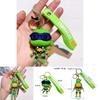 Vibrant Ninja Turtles Keychain Perfect Silicone Accessory For Bags And Keys