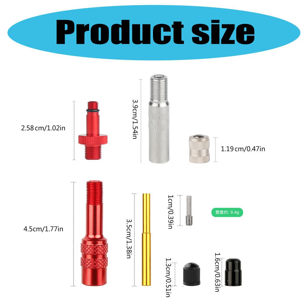 Valve Caps Stem Extender Metal Automotive Wheel Valve Caps Stem Extension Bicycles Valve Stem Extenders Enduring