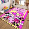 Коврик с Микки и Минни, милый мультяшный коврик, ковры 120x160 см, декор для гостиной, детской спальни, дивана, ванной комнаты, детский напольный коврик