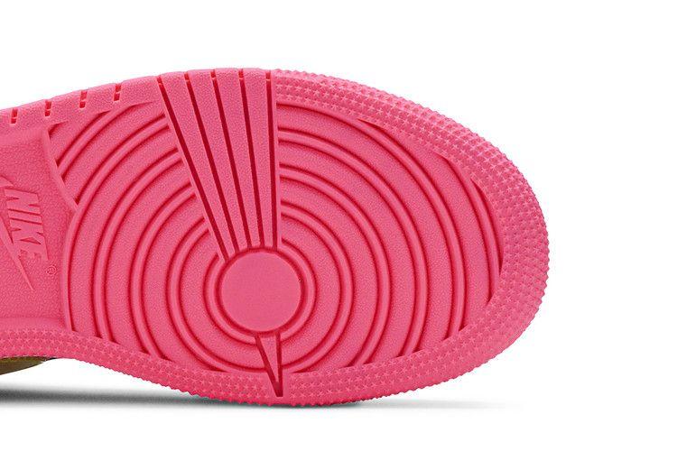 Kids' Sneakers Jordan 1 Low Edge Glow (GS) White/Pink-Orange