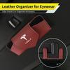 PAJL2 Car Valve Glasses Box Sun Visor Glasses Holder Sunglasses Case For Tesla Model 3 Model S Model X Model Y Roadster Bonina Coil