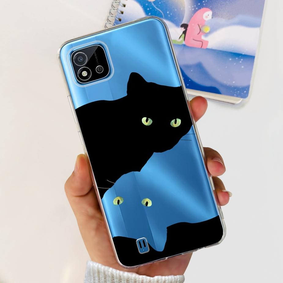 For Realme C11 2021 Case Cute Dinosaur Astronaurt Cover Soft Silicone Phone Case For Realme C11 2020 RealmeC11 2021 Fundas Coque