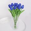 5/10Pcs Artificial Flowers Tulip Bouquet PE Fake Flowers Wedding Garden Decoration Outdoor Home Garden Bouquet Vase Decor Plants