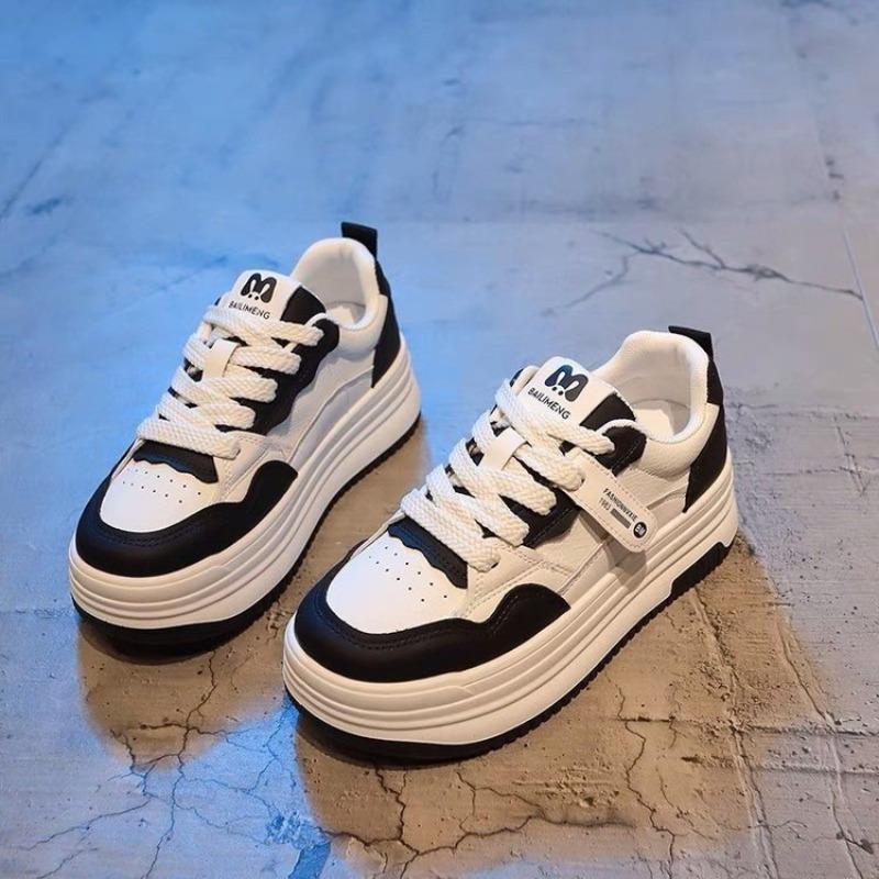 Versatile Little White Shoes Women's Shoes New Autumn Muffin Sole Fashion Platform Casual Sports Board Shoes