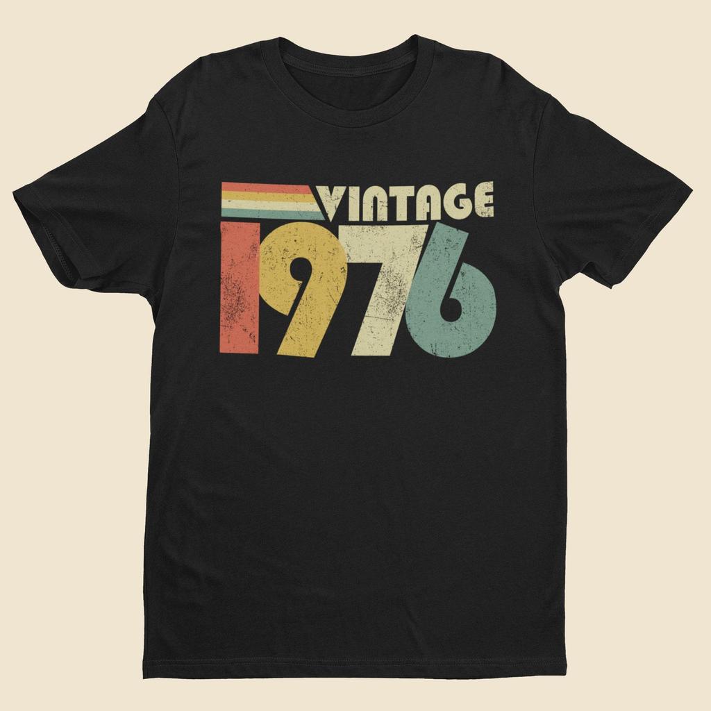 Men's and Women's All-Purpose Shirt 1976 Retro 50th Birthday T-shirt 2026 Vintage 50th Anniversary Gift Idea