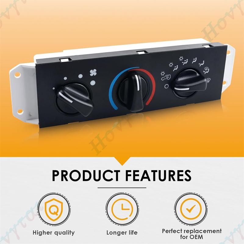 55056558AA HVAC For 2005-2006 Jeep TJ Wrangler 2.4L/4.0L Heater A/C Control Switch Panel Front Climate Control Module