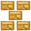 Authentic Medimix Aromatherapy 10 Medimix Sandal Soap, Orange, Count, 125g, MED-SAN, 10-pack,