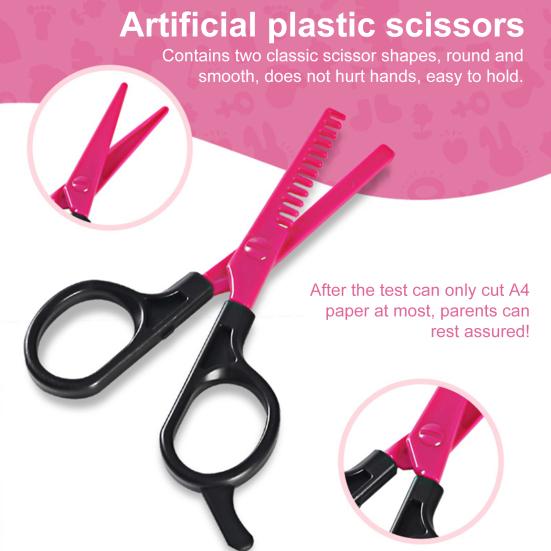 15 шт./компл., детский набор игрушек для волос, забавный дизайн с сумочкой, игровой домик, игрушки для маленьких девочек